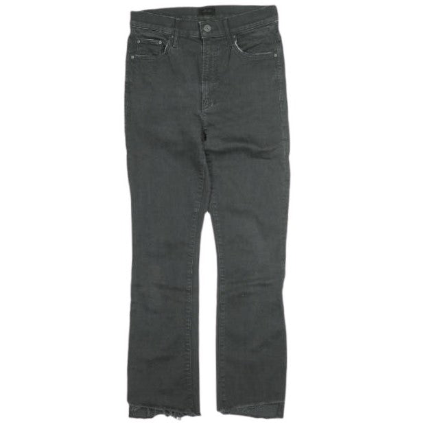 マザー THE INSIDER CROP STEP FRAY コットンデニムパンツ