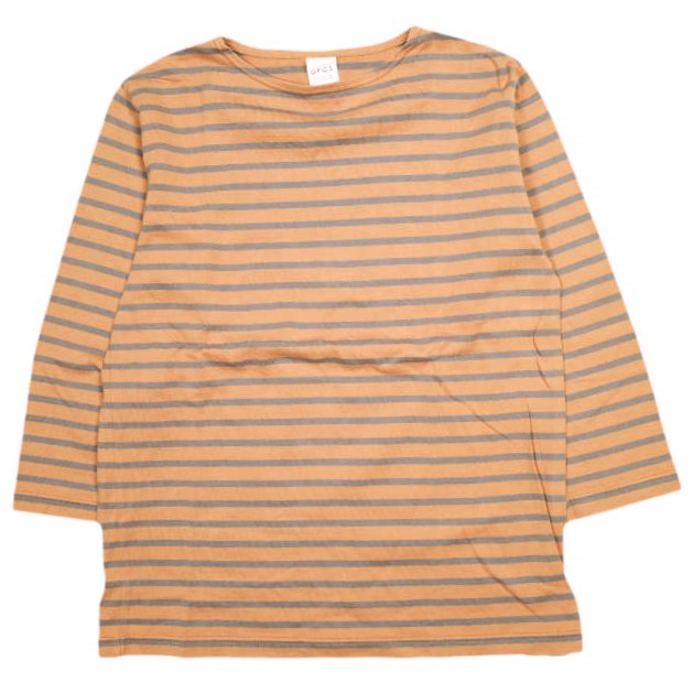 ジーエフジーエス PLAY BORDER オーガニックコットン長袖Tシャツ