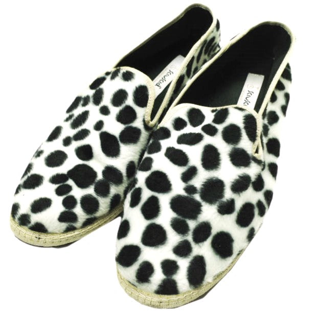 シューシャ TRAGARA DALMATIAN ベロアシューズ