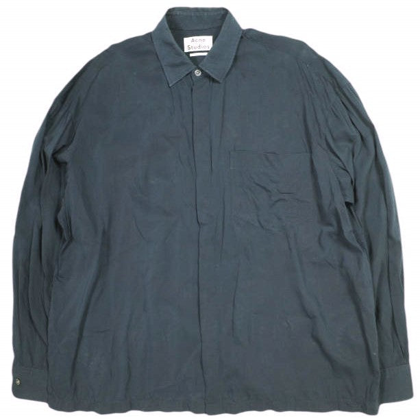 アクネストゥディオズ SILVIO TECH SHIRT レーヨンシャツ
