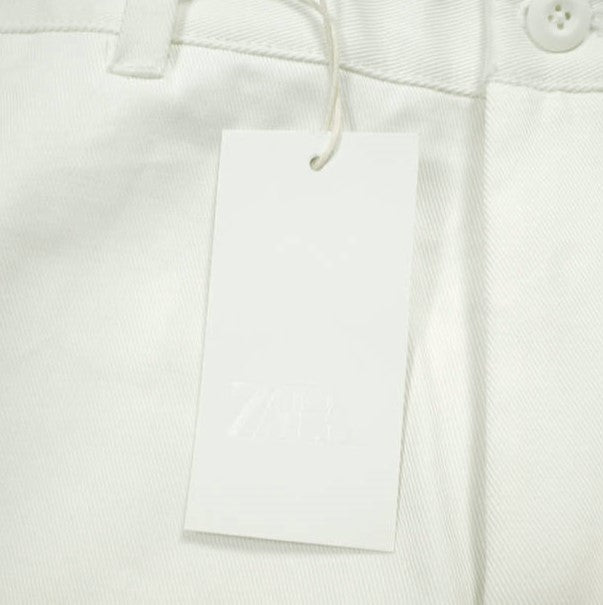 ザラ BERMUDA RELAXED FIT コットンショートパンツ