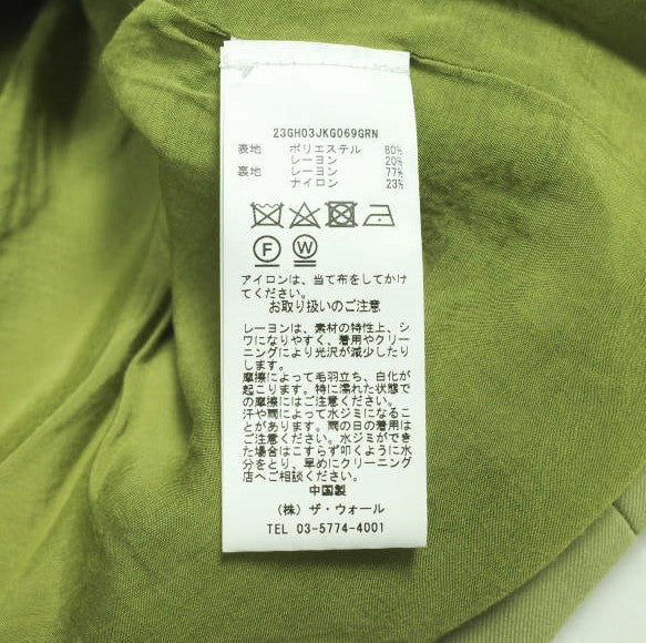 ゴスペル ダブルブレストノースリーブブレザー