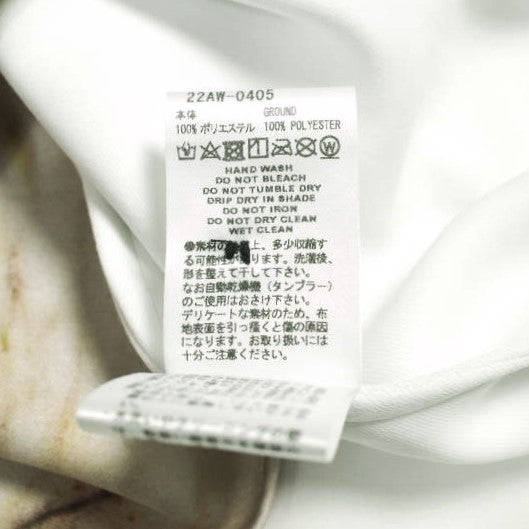 ミカゲシン OPEN SLEEVE SHIRT ポリエステルシャツ