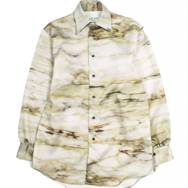 ミカゲシン OPEN SLEEVE SHIRT ポリエステルシャツ