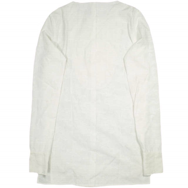 オルヴィトーマス Pleated Bib Shirt コットンレーヨン シャツ