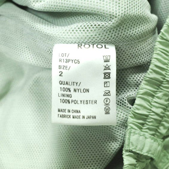 ロトル REFLECT TRACK PANTS ナイロンパンツ