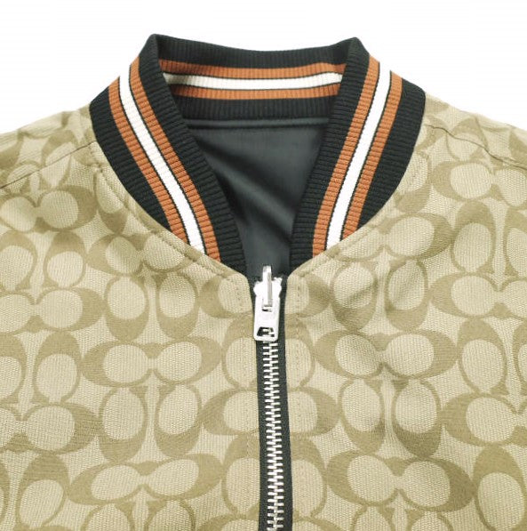 コーチ リバーシブルスーベニアジャケット サテンアウター