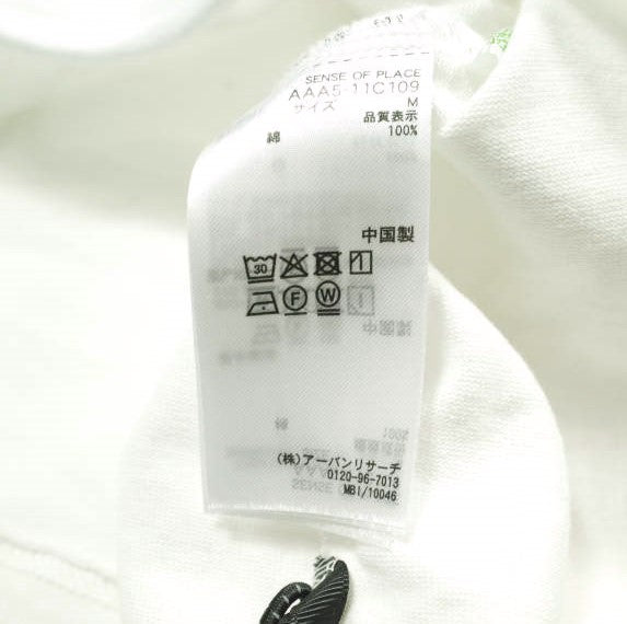 センスオブプレイスバイアーバンリサーチ アソートドローコードショートスリーブTシャツ コットン トップス