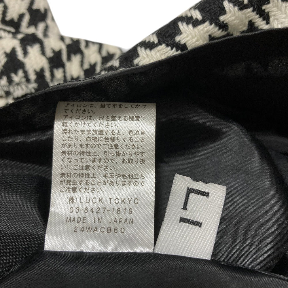 オブリ 千鳥格子スカート