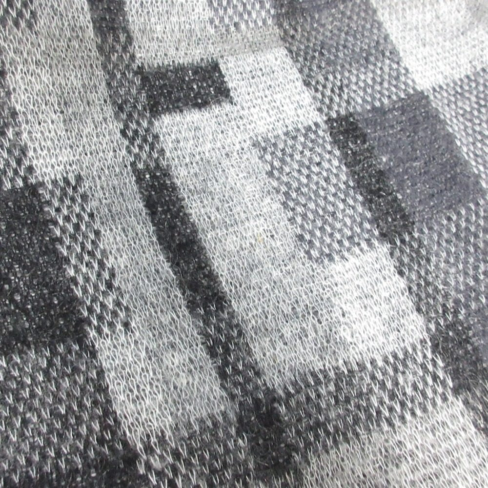 アメリ BIG CHECK LACE UP ニットワンピース