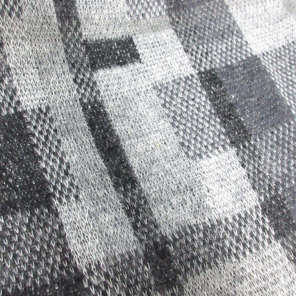 アメリ BIG CHECK LACE UP ニットワンピース