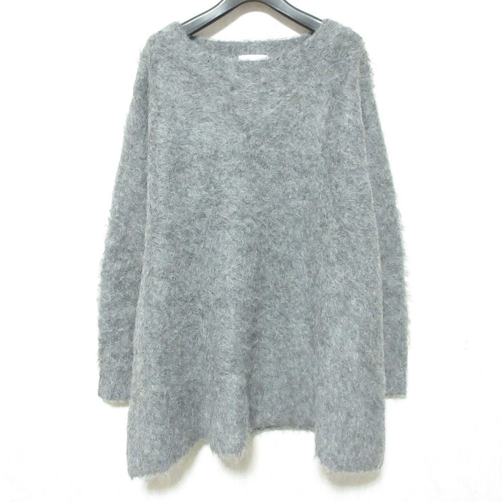 クラネ BOAT NECK SHAGGY KNIT アルパカブレンドワンピース