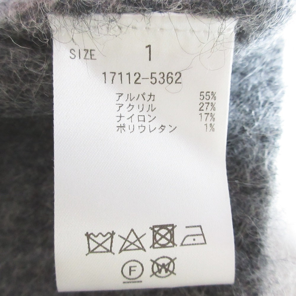 クラネ BOAT NECK SHAGGY KNIT アルパカブレンドワンピース