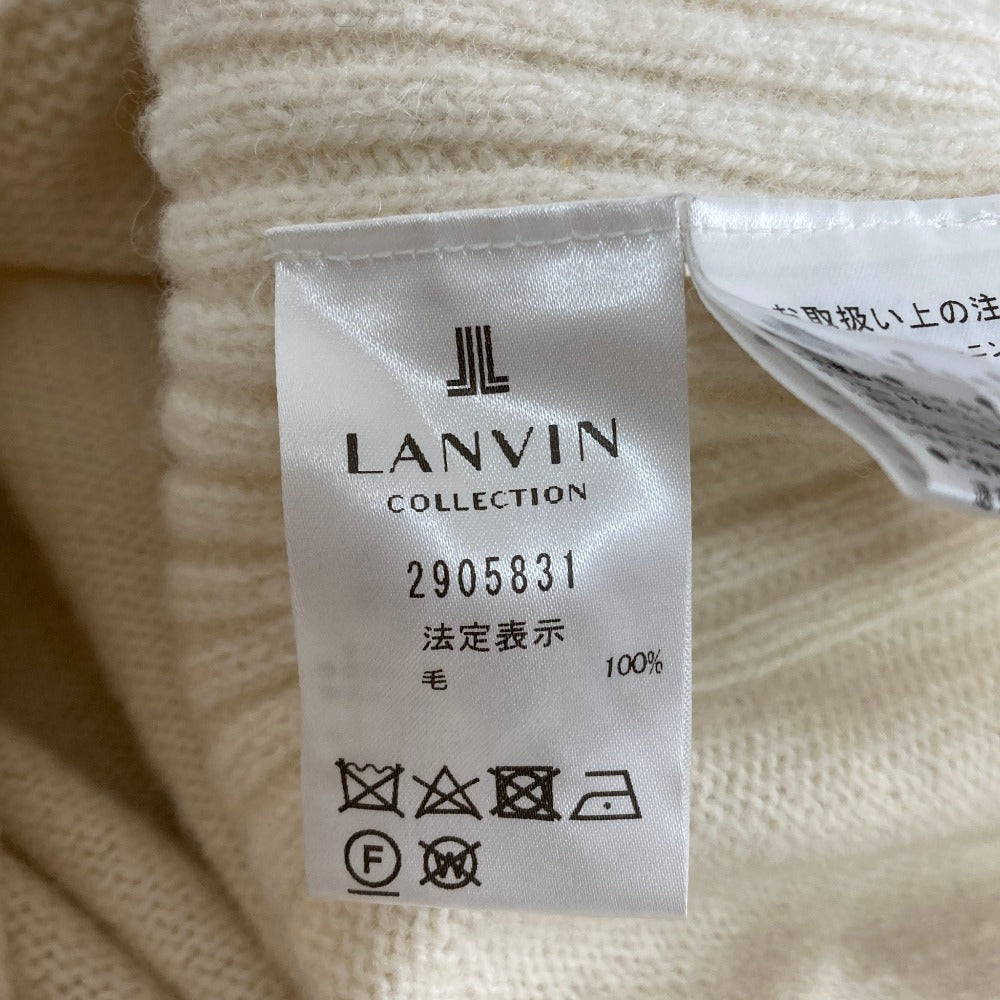 ランバンコレクション ウールニットセーター