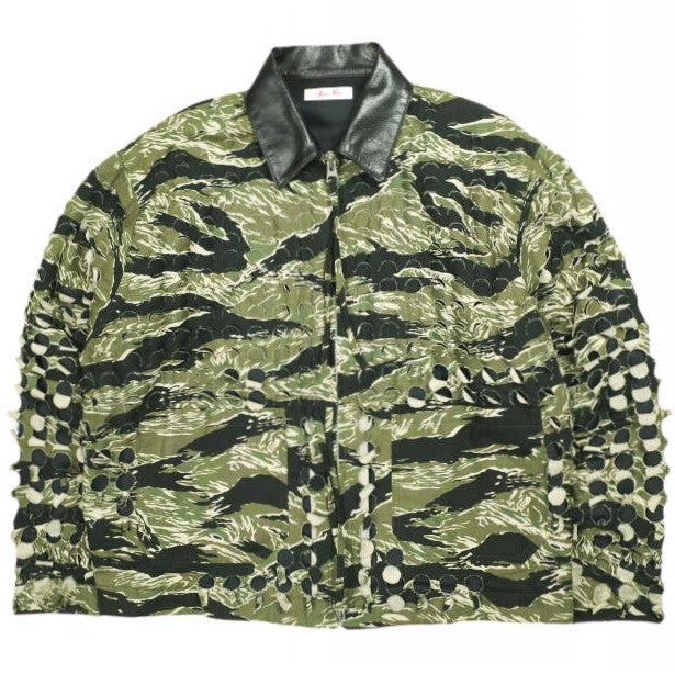 シュウマン Parallel Laser Cut Top コットン ジャケット