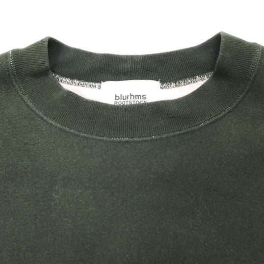 blurhms ROOTSTOCK Back Fleece Sweat Crew-neck P/O コットンポリエステル スウェット