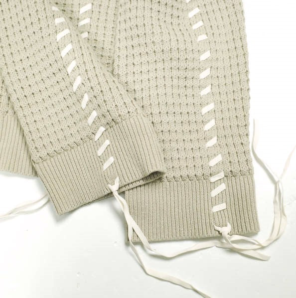 ゲンダイ CREW KNIT コットンアクリル ニット