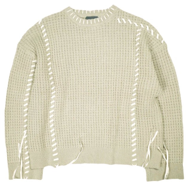 ゲンダイ CREW KNIT コットンアクリル ニット