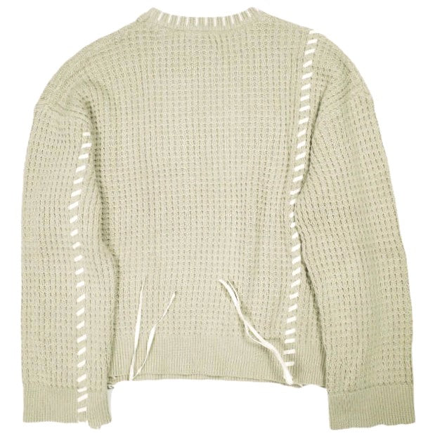 ゲンダイ CREW KNIT コットンアクリル ニット
