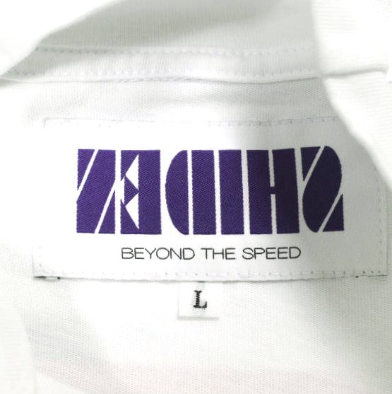 紫電 L S High Neck Tee コットン長袖Tシャツ