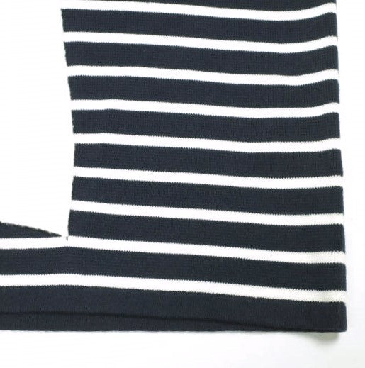 ジャストアンアイデアダイリク Docking Lettered Knit コットンセーター 限定