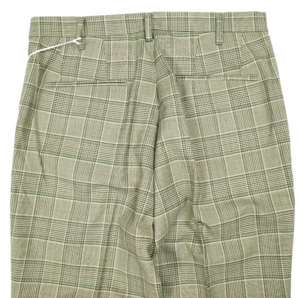 un/unbient ONE TUCK TROUSERS ウールポリエステル トラウザーズ