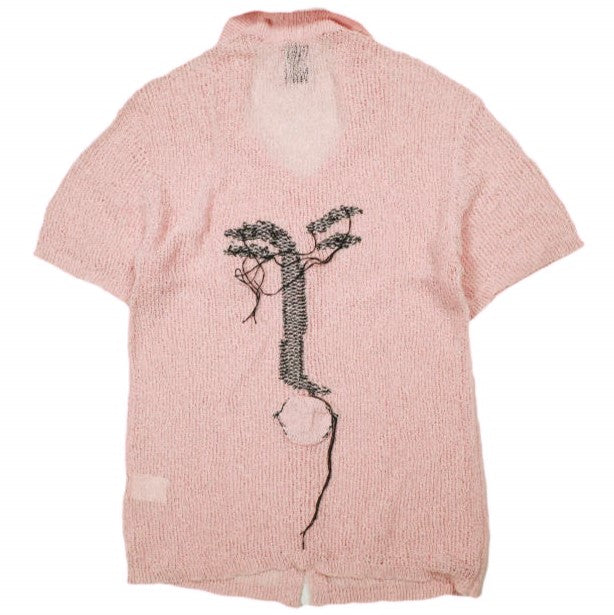 コウタグシケン Tarotisse Face Shirt ニットシャツ