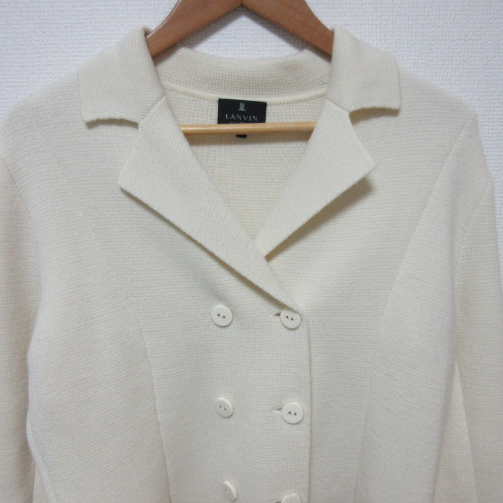 ランバンコレクション ニットジャケット