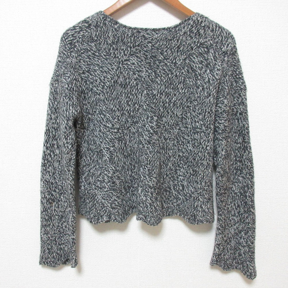 セオリー CASHMERE CROP PO MOULINE カシミヤ ニットセーター