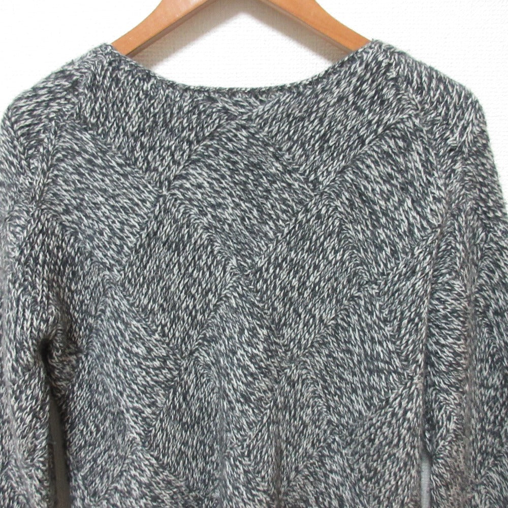 セオリー CASHMERE CROP PO MOULINE カシミヤ ニットセーター