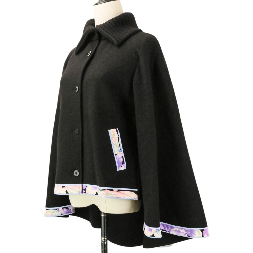 レオナールファッション ウールケープ