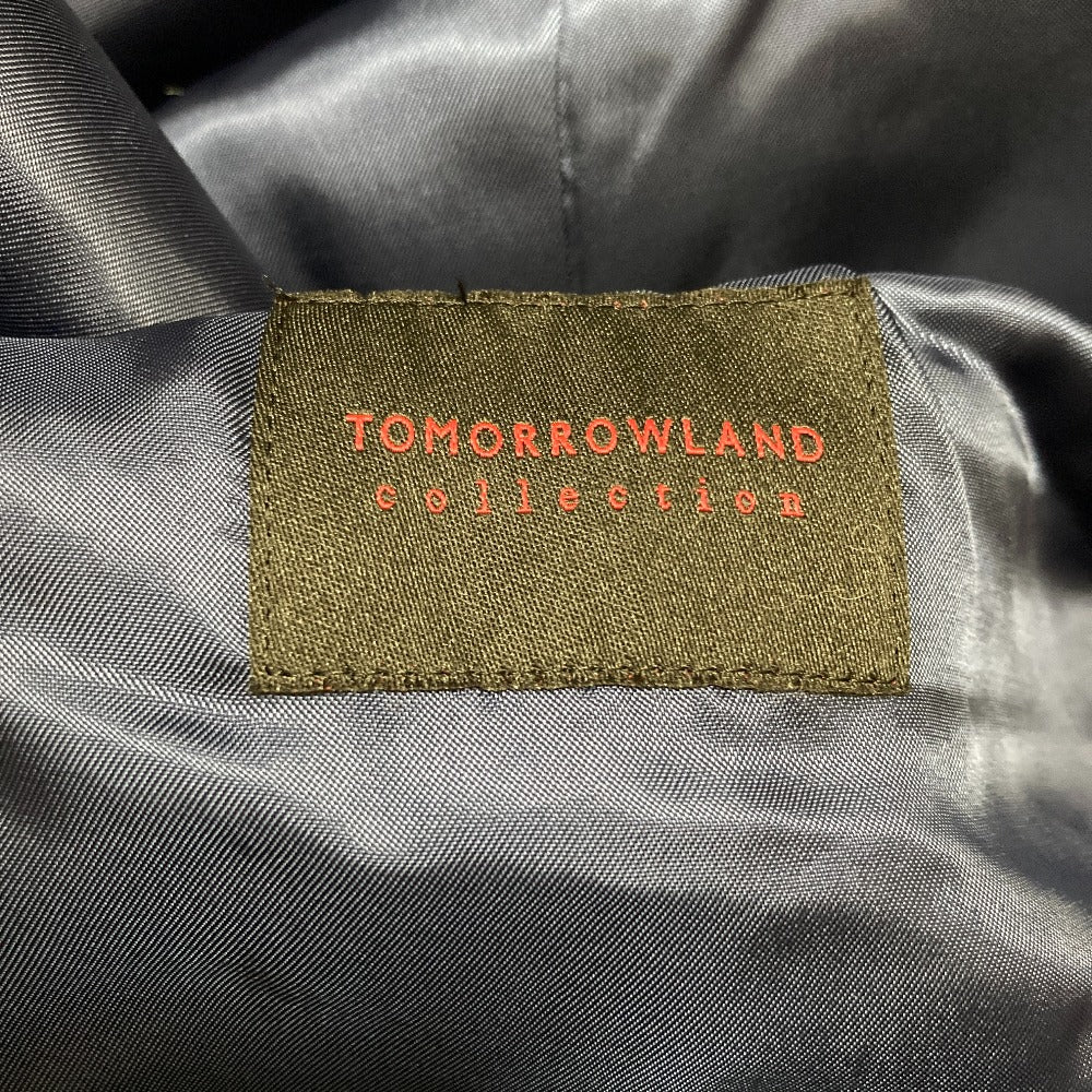 トゥモローランドコレクション チェックウールケープコート