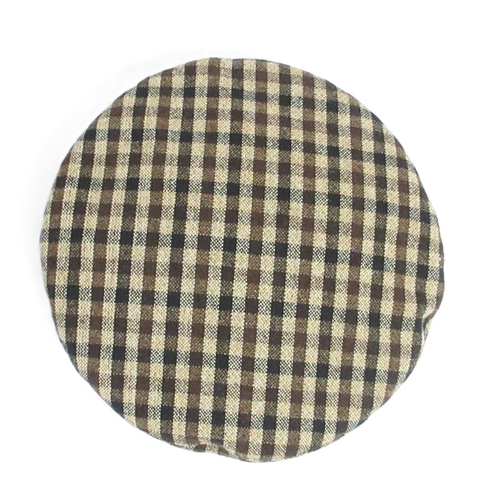 ガニー Checked Wool Mix ベレー帽