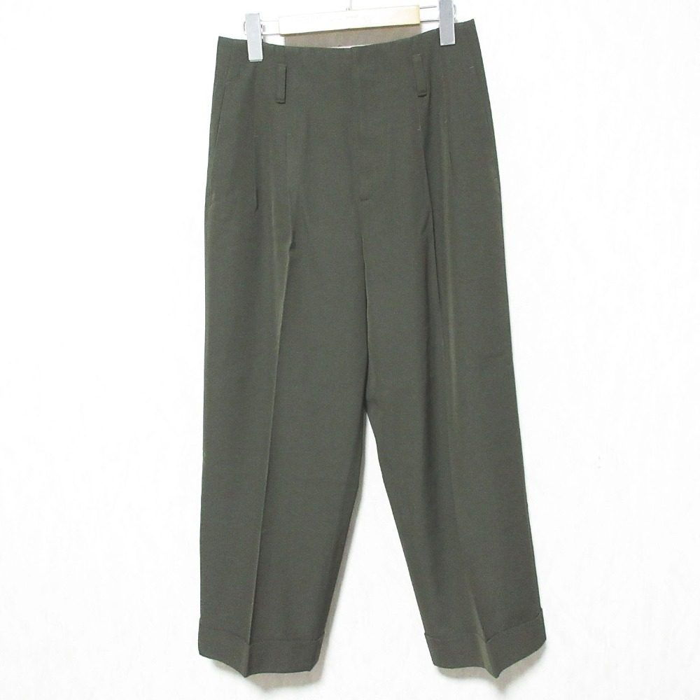 マーガレットハウエル COMPACT COTTON WOOL トラウザー