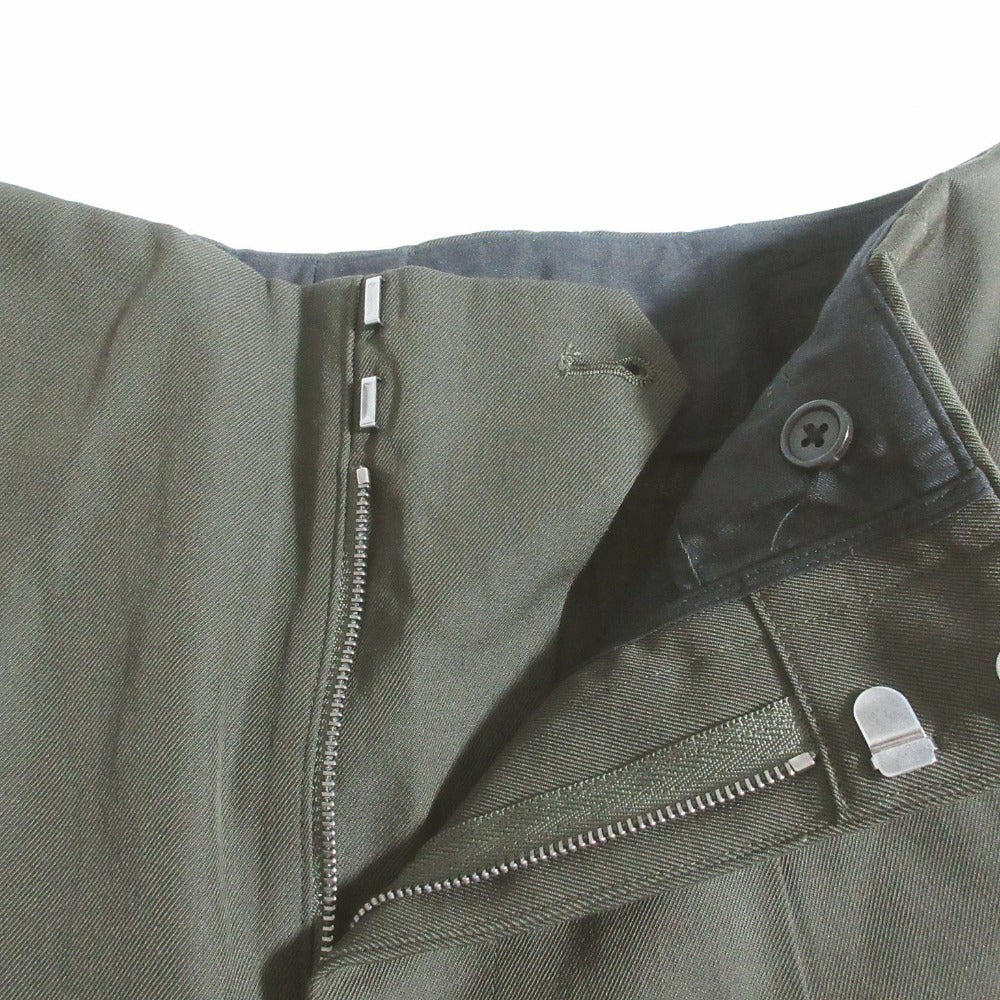 マーガレットハウエル COMPACT COTTON WOOL トラウザー