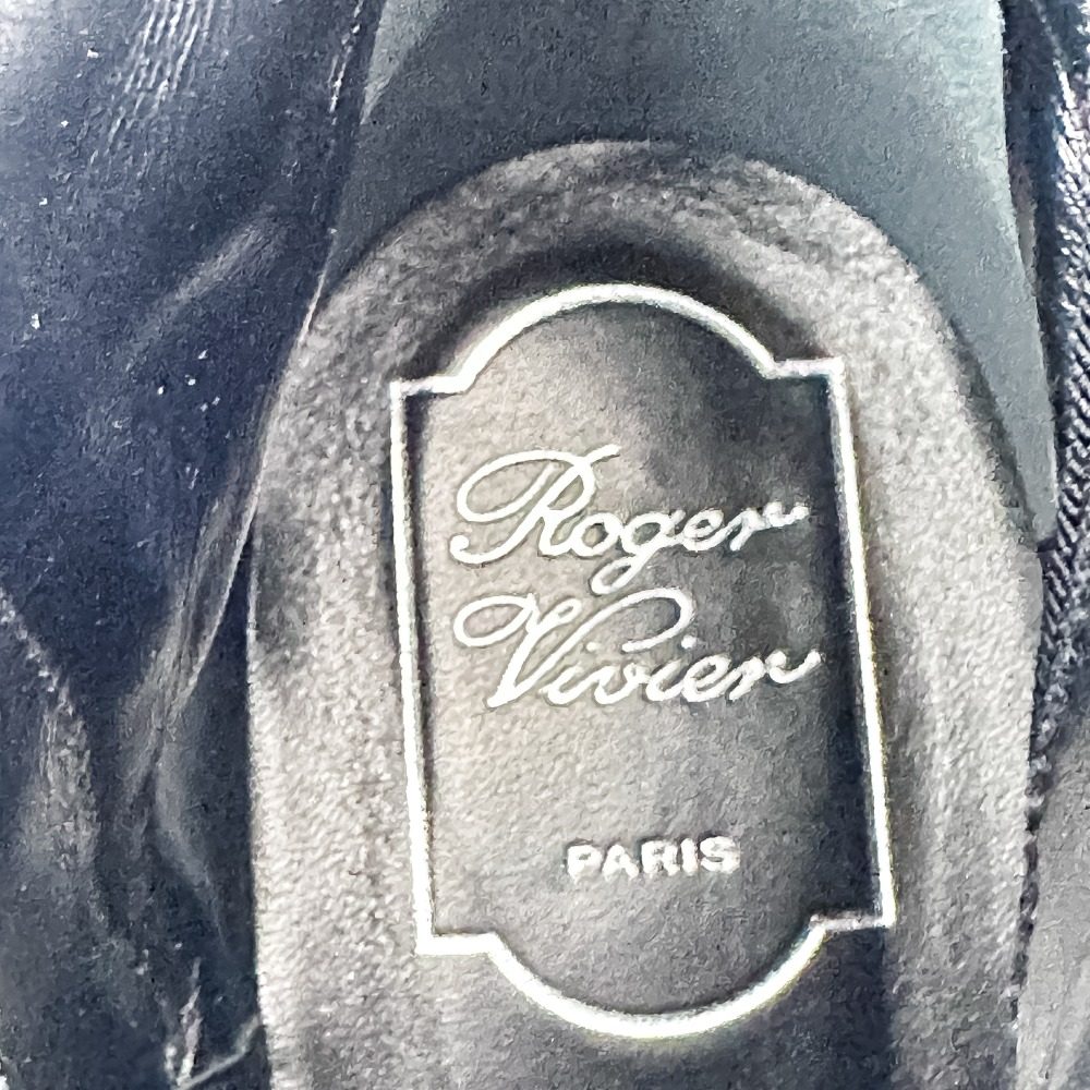ロジェヴィヴィエ VIV RANGERS STRASS B FABR BOOTIE ベルベットブーツ