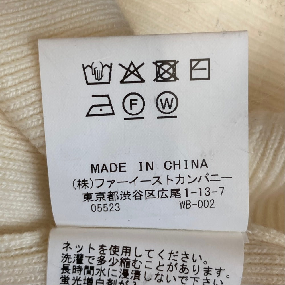 ルルウィルビー フリルスリーブニットセーター