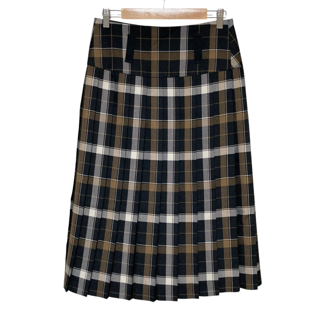 マーガレットハウエル TARTAN WOOL BLEND プリーツスカート