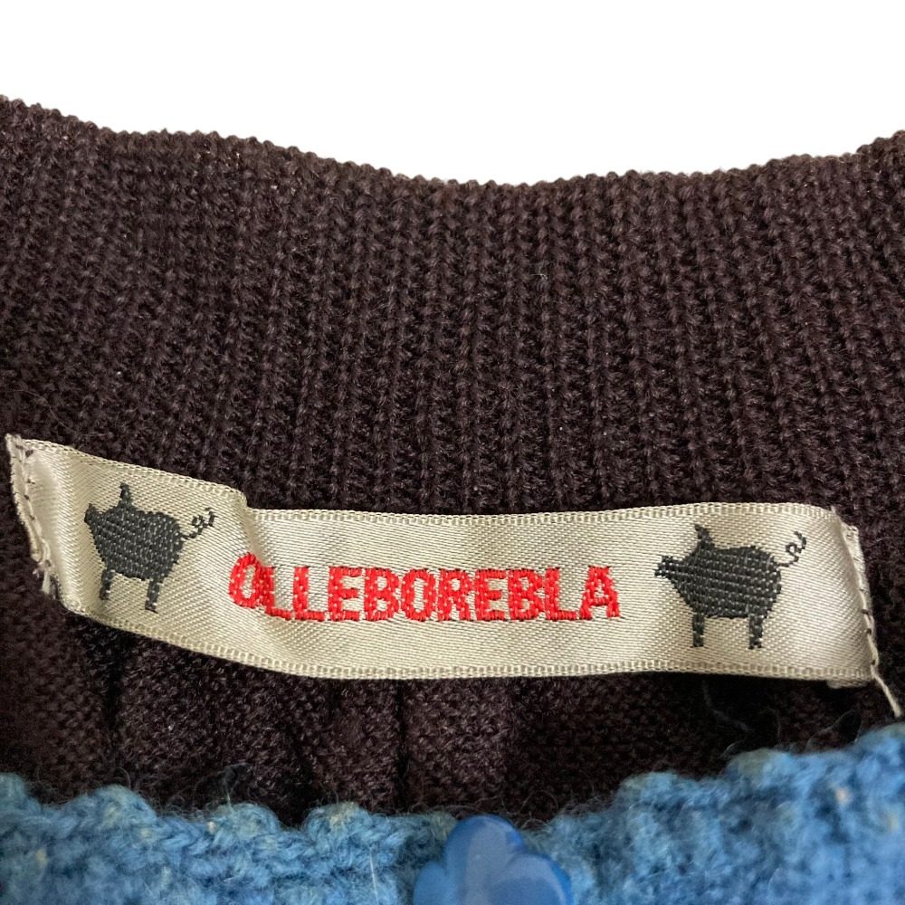 オレボレブラアルベロベロ 刺繍ニットワンピース