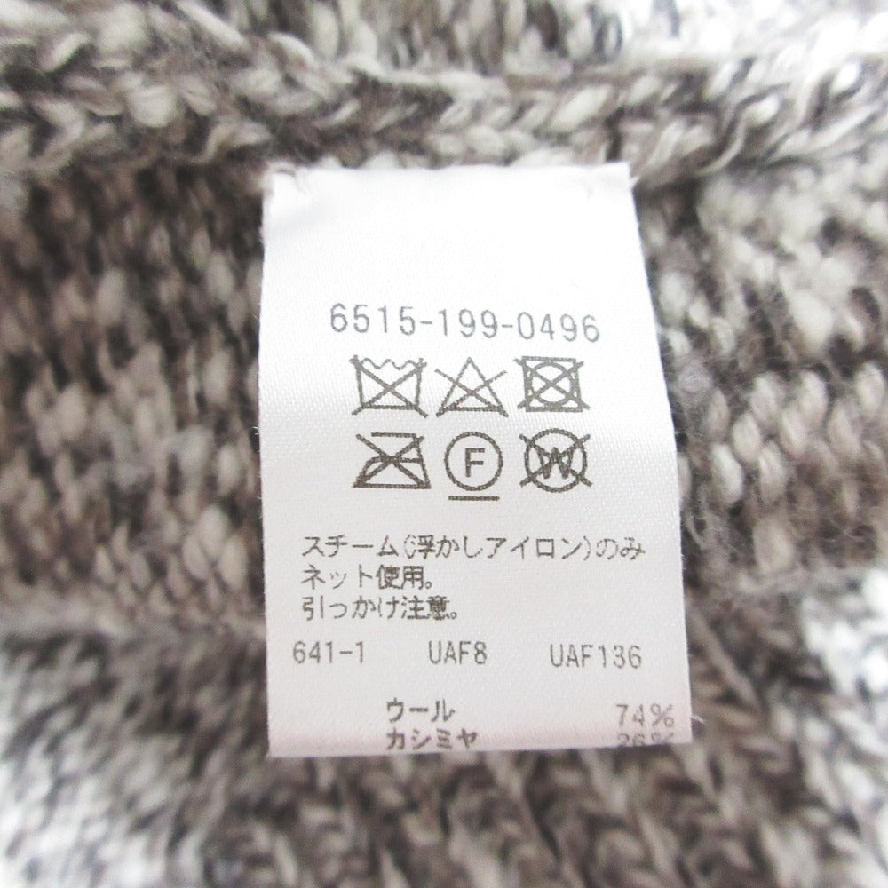 ドゥロワー ウールカシミヤVネックカーディガン