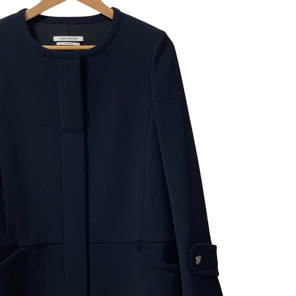 フォクシーニューヨーク DESIREE ノーカラーコート