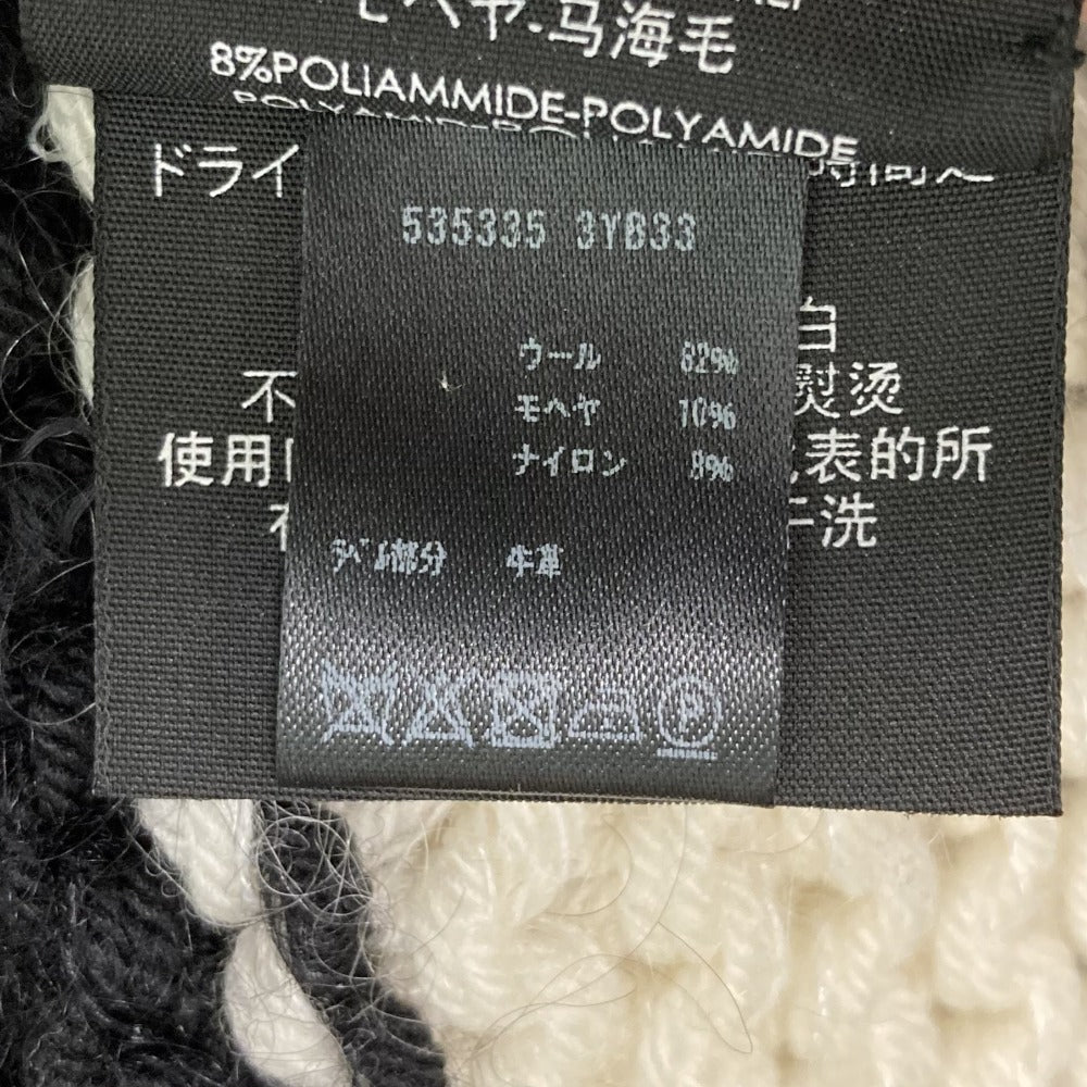 サンローラン モヘアブレンドニットマフラー