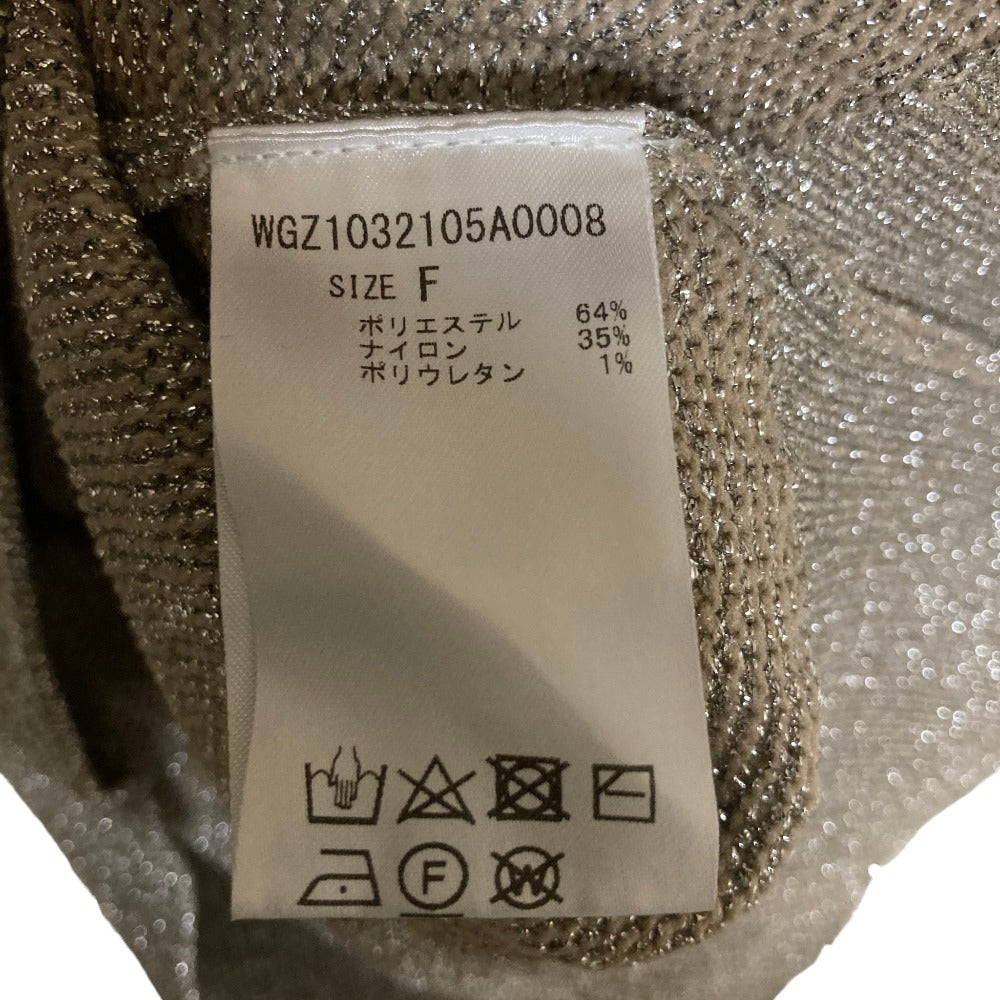 ウィムガゼット ラメニットセーター