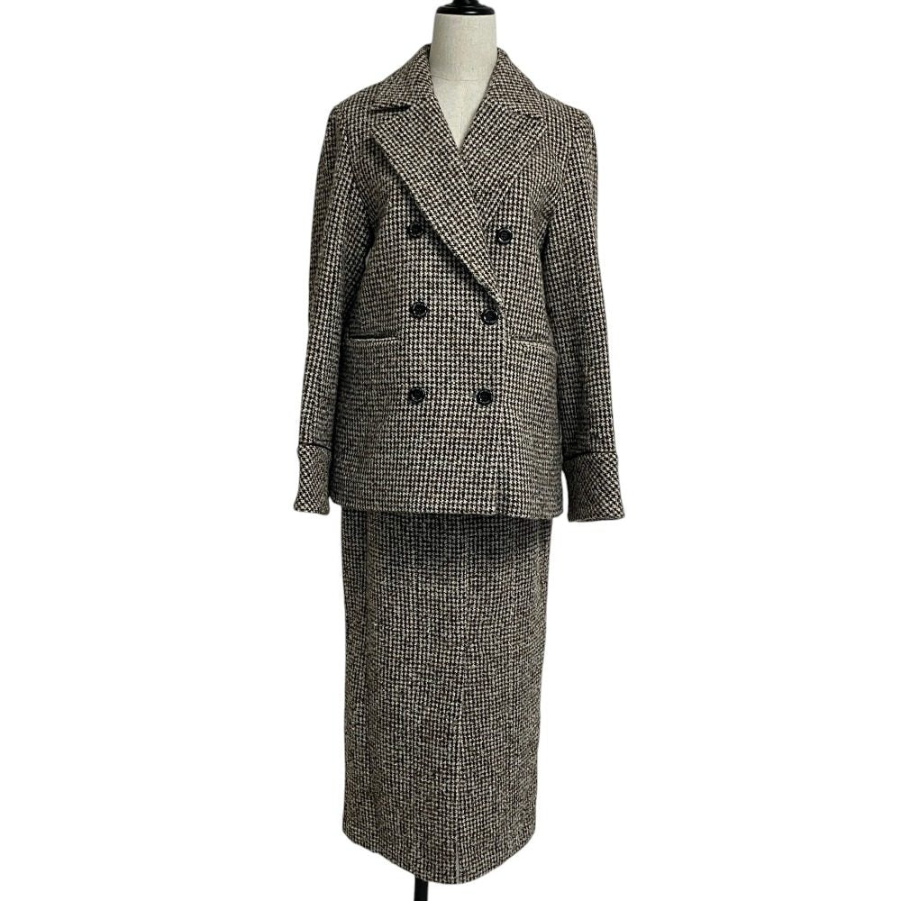 ハーリップトゥ Check Tweed セットアップ