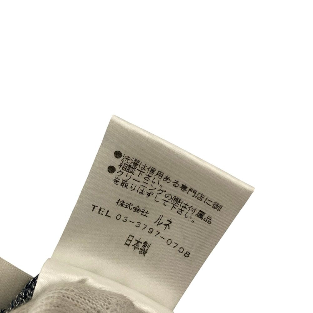ルネ フラワーワッペンニットワンピース