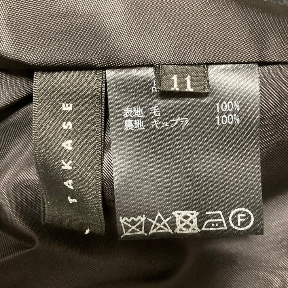 ユキタカセ フラワープリントウールコート