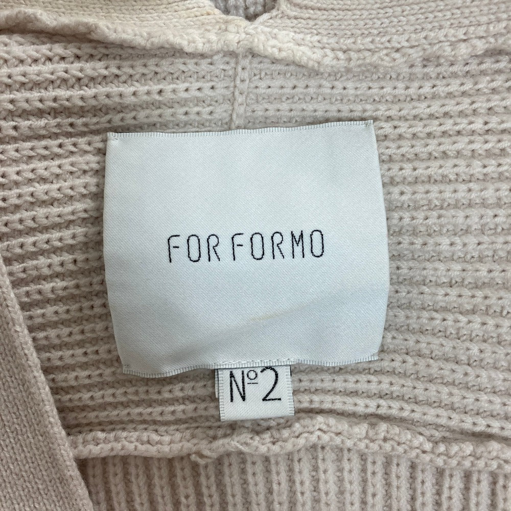 フォルフォルモ リブニットカーディガン