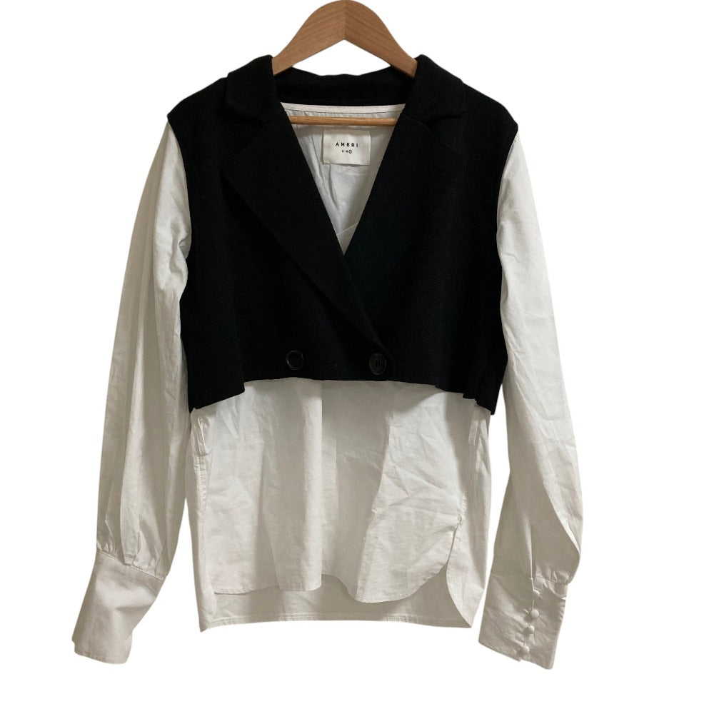 アメリMINI JACKET DOCKING SHIRTSシャツ