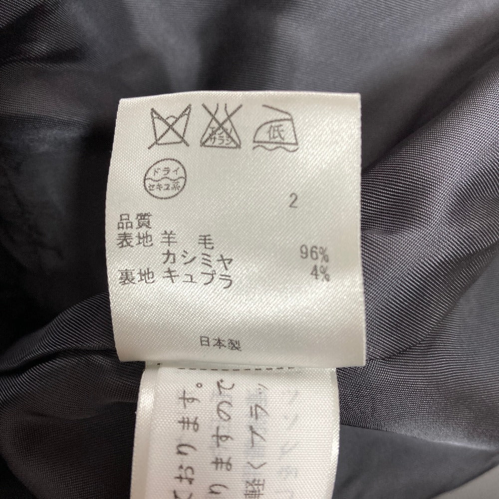 自由区 カシミヤブレンドダブルコート