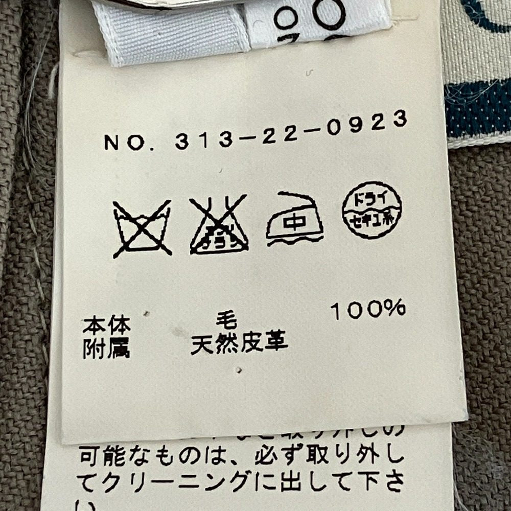 オニールオブダブリン ウールプリーツラップスカート